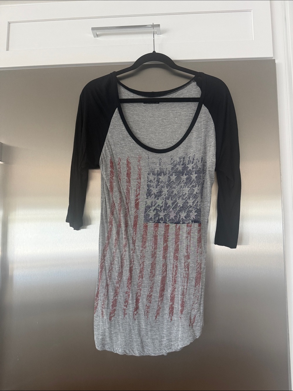Lauren Moshi Beverly Hills American Flag T-Shirt in excellent condition.